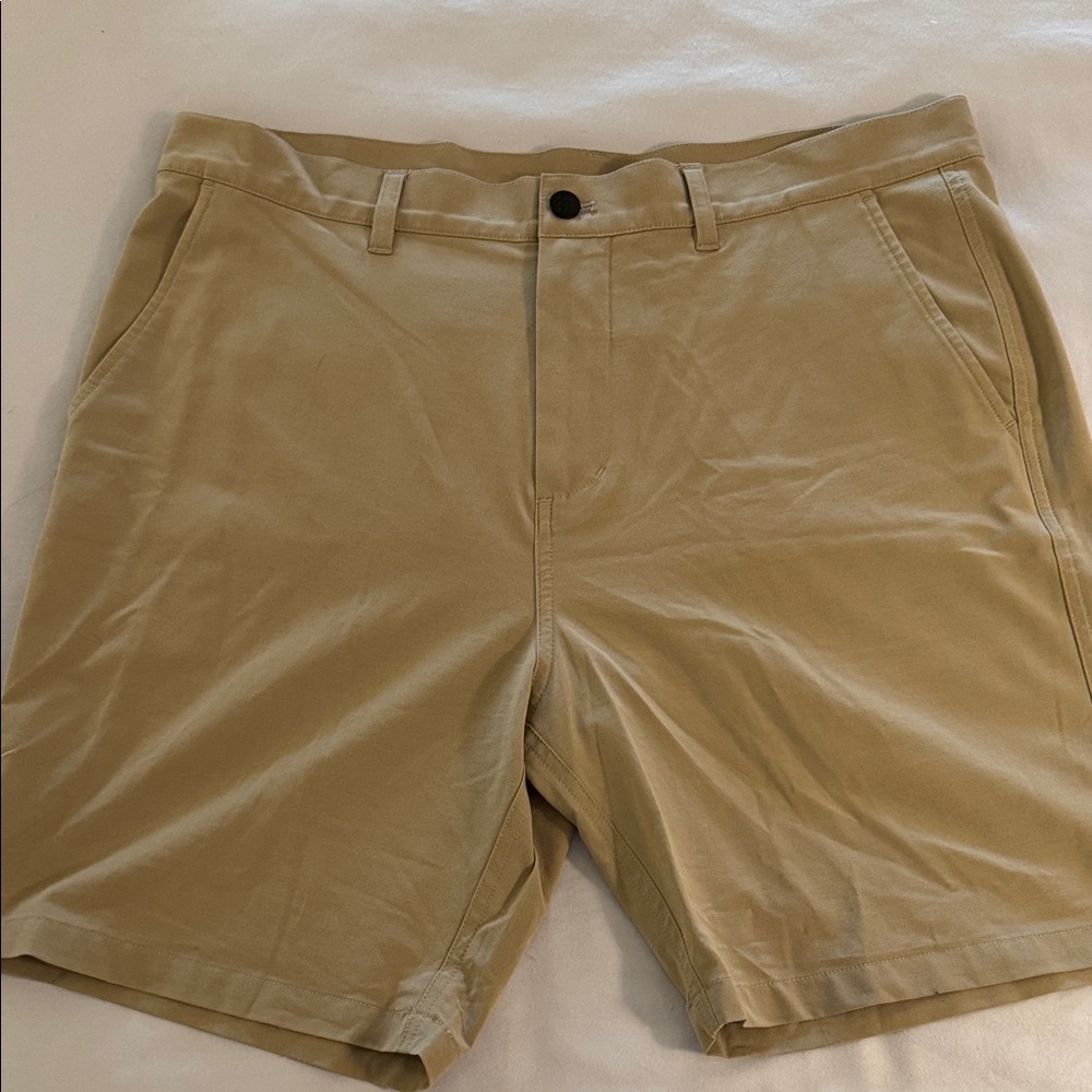 Free Fly Apparel Men's Khaki Flat Front Shorts